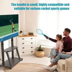 For NS2 Joy-Con Lightweight Handle Holder with Safety Rope Adjustable Gamepad Racket Full Button Control Game Accessories