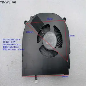 EFC-C0151S2-1AH THER7NAXA5-2911 FAN FOR NUC NUC12 NUC12SNK Nuc 12 Enthusiast Snake canyon 12V