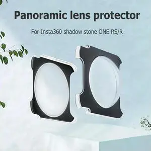 2pcs Protective Lens Cover Adhesive Panoramic Camera Protective Lens Cap Sticky Lens Guards for Shadow Stone ONE RS/R