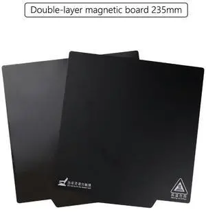 2Pcs Build Surface Flex Plate 3D Printer Soft Magnetic Heatbed Sticker Bed Tape Square Heatbed Stickers for Ender-3