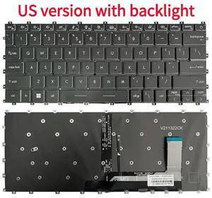 US English Laptop Keyboard For Modern 14 C5M C7M C11M C12MO C13M MS-14JK MS-14J MS-14J3 MS-14J1