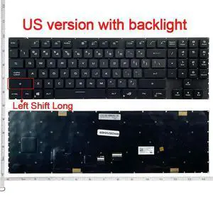 US English Laptop Mechanical Keyboard For Zephyrus S17 GX703H GX703HS GX703HM GX703HR GX703BE GX703VI