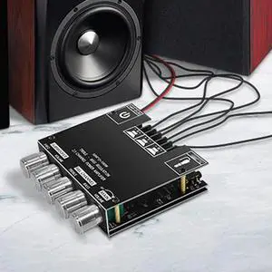 2.1 Channel Bluetooth-Compatible Audio Power Amplifier Module BT 3.5mm AUX 50Wx2+100W Stereo Audio Amp Board for Speaker