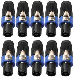 Audio Speaker Plug Connectors Outdoor Music Listening Supplies 2/10x 4 Pole Accessories for Neutrik Speakon NL4FC