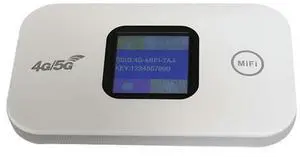 4G LTE Mini Outdoor Hotspot 150Mbps Wireless Router Sim Card Slot Portable Network Hotspot Device 2100mAh Colorful LED Display