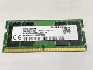 For SK Hynix 32GB HMCG88AEBSA092N 32G DDR5 4800B Notebook Memory