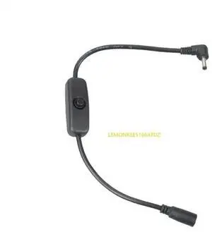 3.5x1.35mm To 3.5x1.35mm Power Cable with Switches Male To Female for LED Strips