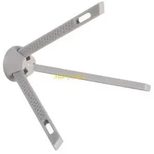 Mini Tripod for DSLR, Action Camera phone Holder Gray Plastic
