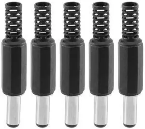 5PCS 5.5mm X 2.5mm Male Jack DC Power Plug Socket Jack Adapter Adaptor Connector