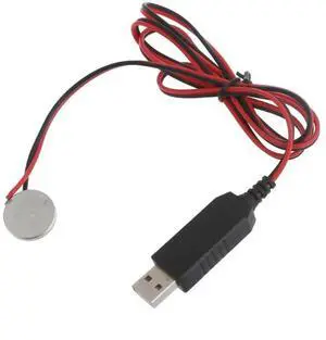 USB to 3V CR2032 Dummy Charging Cable Repalce CR2032 3V for CR2032 Button Coin Cell Powered Devices