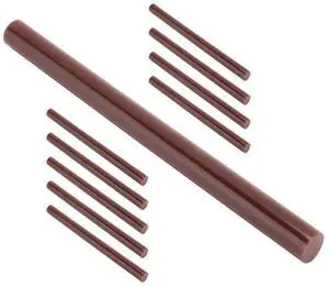 10pcs 100mm x 7mm Adhesive Hot Melt Glue Sticks For Hot Melt Glue Gun Brown