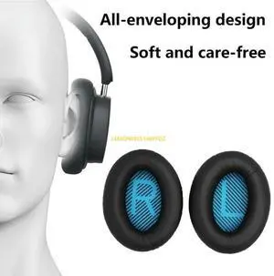 Soft Breathable Sponge Ear Pad Cushion for QC2 QC15 QC25 Headphone Earmuffs