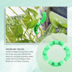 36 Pcs 90 Degree Plant Trainer for Low Stress Training Bending Clips LST Clips for Plant Trellis Growth Kits