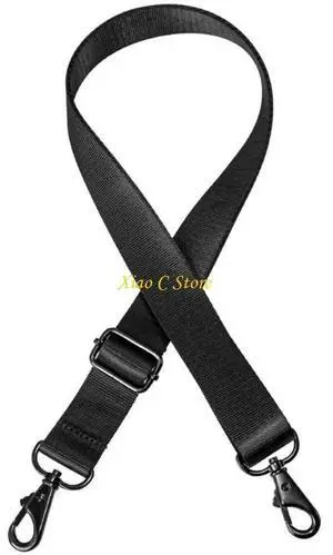 Wide Shoulder Strap With Metal Hooks For Purses Crossbody Bags And Instrument