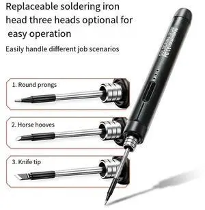 C210 Soldering Iron Tip USB Soldering Iron Tip 5V Soldering Iron Tip Soldering Rework Accessories 3Pcs