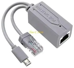 Power Over Ethernet PoE Splitter 48V To 5V For Easy Setups for Set top Box
