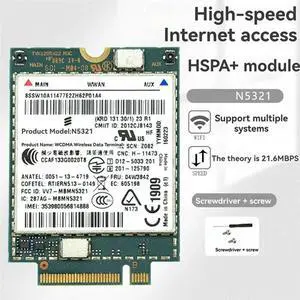 N5321 FRU 04W3842 3G Wireless Card Adapter WWAN Card Module Supports Multiple Systems