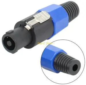 4Pcs Speaker Female Socket Sound Cable Connector NL4FC 4Pin Locking Adapter