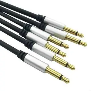 3.5mm 1/8inch Mono Male to 6.35mm 1/4inch Mono Female Adapter Sound Cable