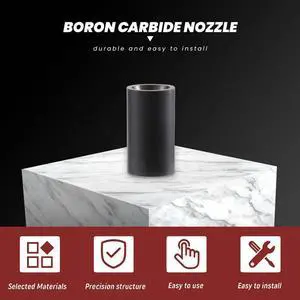 Boron Carbide Sandblasting Nozzle Air Sandblaster Tip 8mm