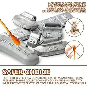 Lead Paint Test Swabs Kit: 60 Pcs Lead Test Kit Swabs, Home Lead Test Kit, Lead Check Swabs, Lead Testing