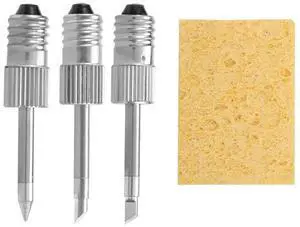 3Pcs Brass Soldering Tips USB Soldering Iron Head Welding Soldering Tips for E10 Interface Soldering Stations