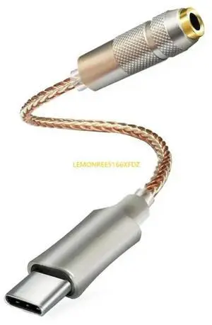 Auditory Decoding USB C to 3.5mm Headphone Amplifier TPC Digital Decoding Cable