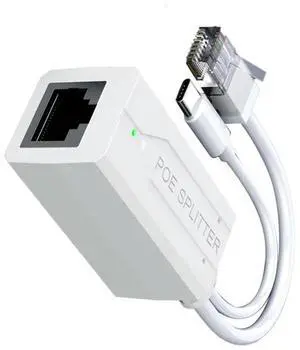 100Mbps USB Type C 48V To 5V Poe Splitter For Various Electronic Networking Transmission