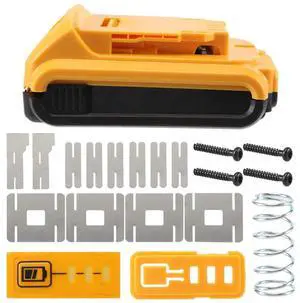 Replacement Plastic Case for DeWalt 20V DCB201,DCB203,DCB204,DCB200 18V Li-Ion Cover Parts for 3A 4A 5A