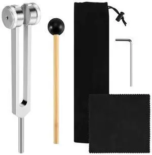 128 Hz Tuning Fork Weighted Bio-Acoustic Tuning Fork for Therapy 128 Hz Acoustic Slider Tuning Fork