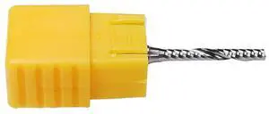 10 PCS 2mm x 15mm Carbide Single Flute End Mill Router Bit for Engraving Machine