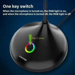 Easy to Use USB Desktop Microphones with Adjustable Stand for Best Sound