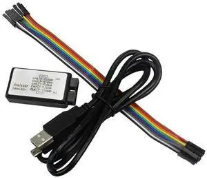 Test Hook Clip Logic Analyzer Test Folder for Jumper Wire Dupont Cable for USB Saleae 24M 8CH