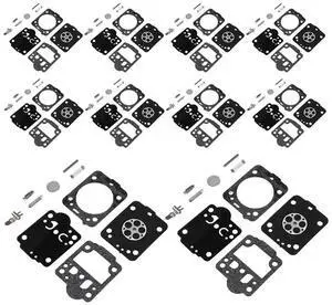 10 Set Carburetor Kit for HUSQVARNA 240 236 235 435 E JONSERED CS2238 CS2234 ZAMA RB149, RB 149 Diaphragm Set