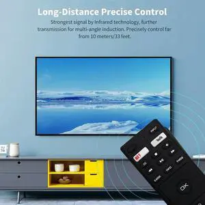 Replacement Voice Remote Control RM-C3329 For JVC Smart 4K UHD LCD HDTV RM-C3359 RM-C3369