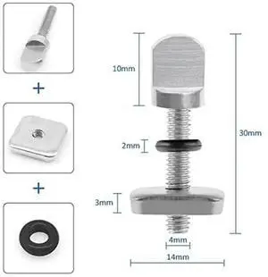 SUP FinnScrew, Fin Screw, SUP Accessories for Box Surfboard, Surfboard, Paddle Board, Longboard Surf Outdoor Pack of 12