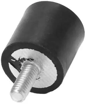 8Pcs M4 Outside Inside Anti Vibration Rubber Buffer Insulator Attachment 15Mmx15mm