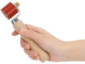 Hand Pressure Roller, 28mm Silicone Pressure Roller Rolle for PVC/TPO/EPDM Roofing Tools Flooring Tools Welding Tool