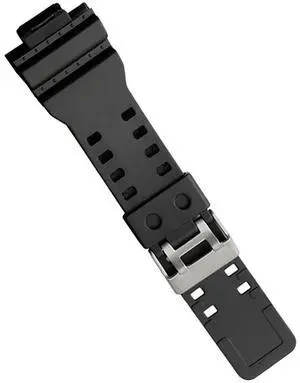 3X Natural Resin Replacement Watch Band Strap , For G-Shock GD120/GA-100/GA-110/GA-100C(Black)