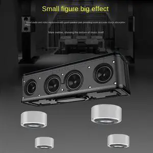 8 Pcs Speaker Stand Feet Fixing Feet Pad Shock Base Feet Stand Cover Foot Nail