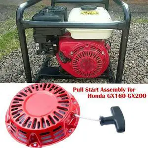 Pull Start Assembly for Honda GX200 GX160 Recoil Starter 5.5 6.5Engine with Curved Rod Pawl 28400-Z4M-306ZB 27400-Z1