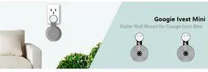2Pcs Suitable For Google Audio For Google Nest Mini Wall Bracket Second Generation Socket Hanging Hanger Bracket-B