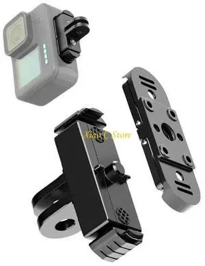 Action Camera Quick Detach Adapter Mount With 1/4Inch Screw Hole For 12/11/10/9/8 Models