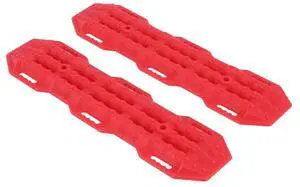 6Pcs Plastic Sand Ladder Recovery Ramps Board For 1:10 RC Crawler Axial SCX10 Tamiya CC01 TRX-4 D90 MST CFX,Red