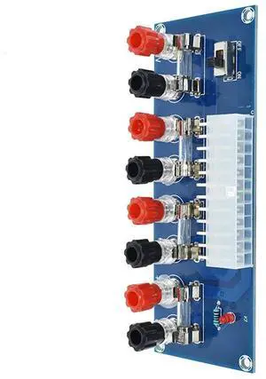 2X XH-M229 ATX Desktop PC Chassis Power Transfer To Adapter Board Power Supply Circuit Module 24Pin Output Termina