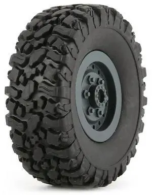 8Pcs Rubber Wheel Rim Tire Tyre For RC 1/16 Climbing Crawler Car WPL B-1/B-24/C-14/C-24/B-16 Deep Blue