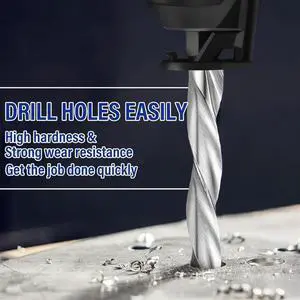 50 Pcs Drywall Bit 1/8 Inch Spiral Saw Tip Cutting Bits Drywall Guide Point Cutting Bits Tools, for Use with Spiral Saw