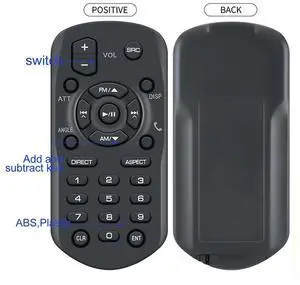 2X RM-RK258 Remote Control For JVC DVD/CD/USB Receiver KW-M450BT KW-V21BT KWV21BT KWV12 KW-M25T KW-V11 KW-V12 KWM2