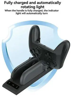 3-In-1 Game Controller Charger For Switch 2 PRO With Charging Indicator NS2 Left And Right Controllers
