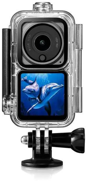 Waterproof Protector Diving Housing Case For Osmo Action 2 Action Camera 60M Underwater Protective Case With F